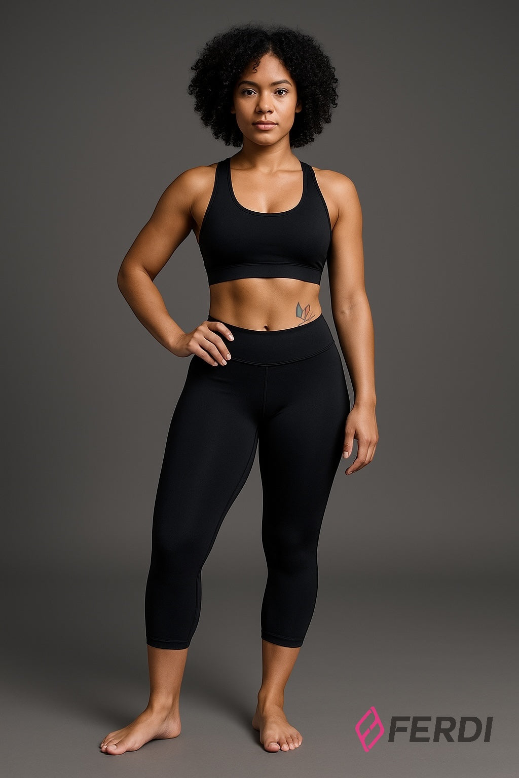Capri Deportivo Mujer – Cintura Alta, Compresión Media