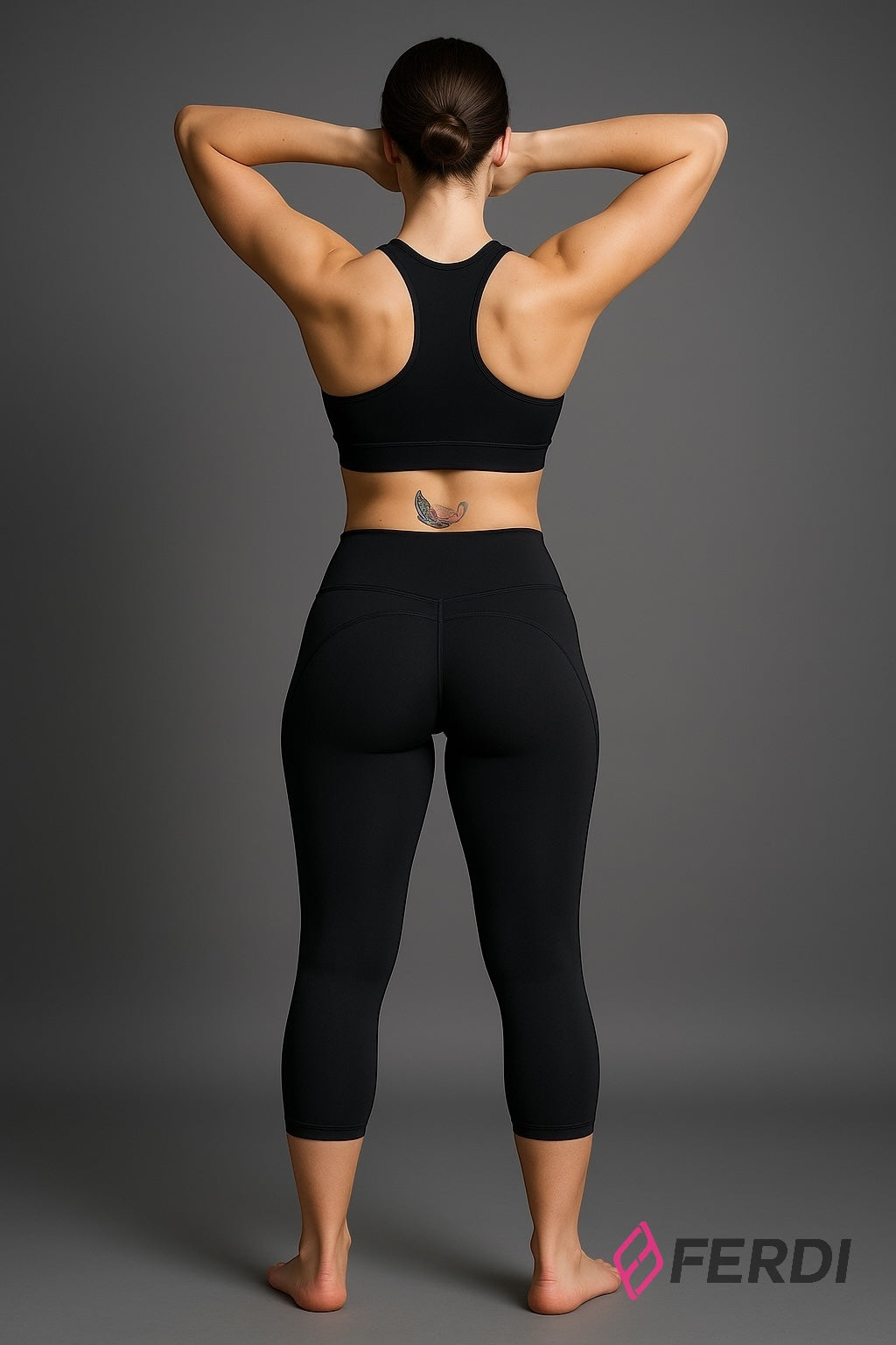 Capri Deportivo Mujer – Cintura Alta, Compresión Media