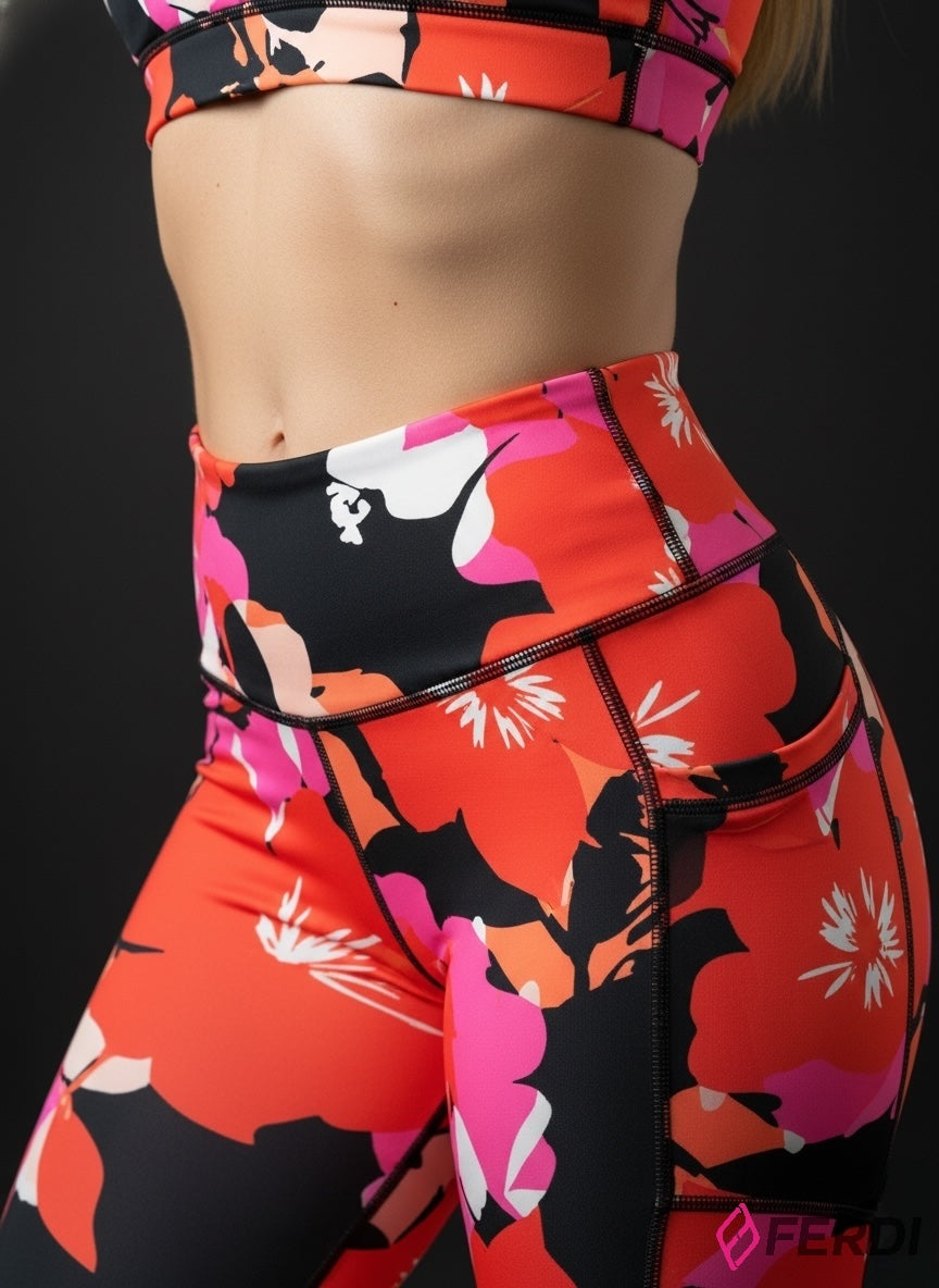 Set Deportivo 2 Piezas – “Floral Energy” | Sujeción, Comfort & Full-Performance