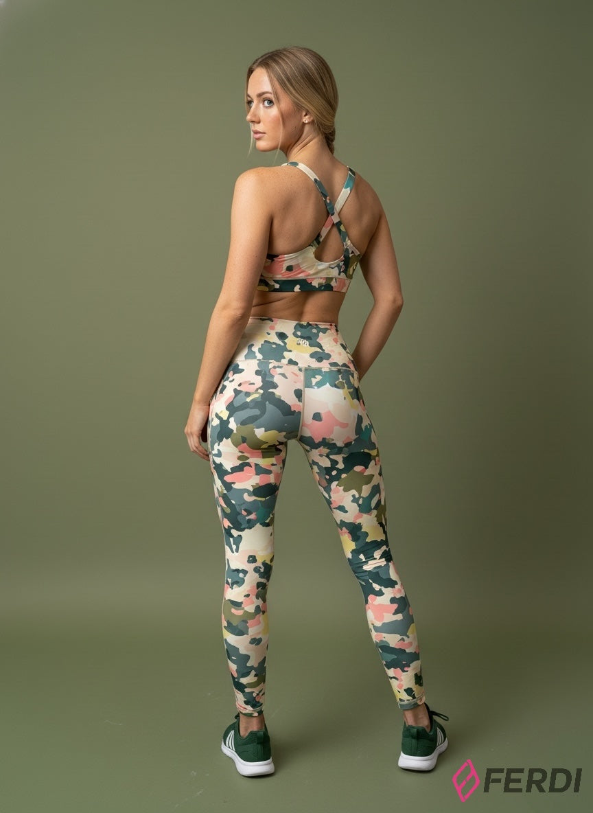 Set Deportivo 2 Piezas – “Urban Camo” | Elasticidad 4D + Suavidad Premium