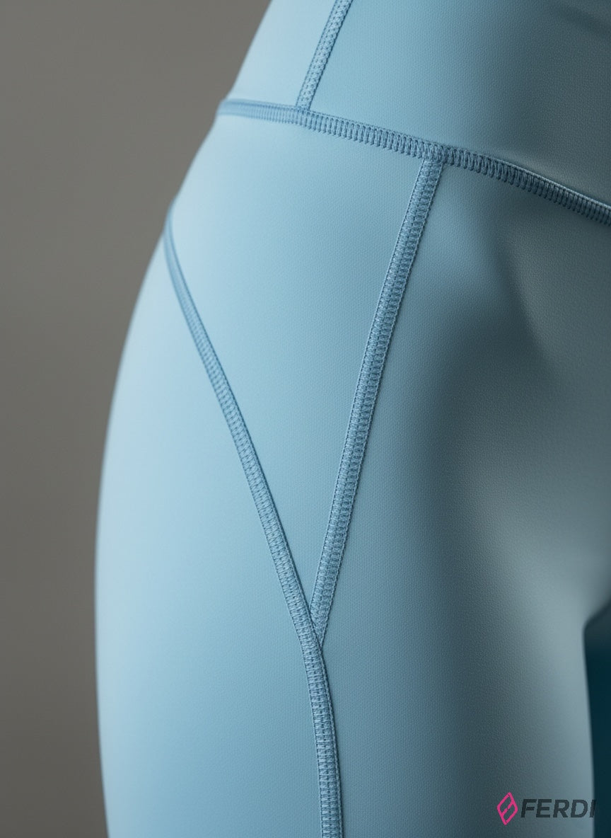 SET Deportivo "Cielo Sereno" | Top Nudo y Leggings de Alto Rendimiento