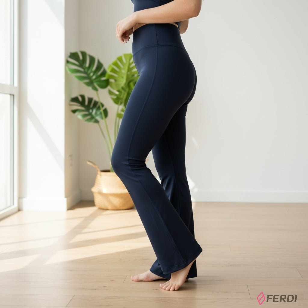 SET Deportivo Esencial | Top Corto y Leggings Acampanados de Alto Rendimiento