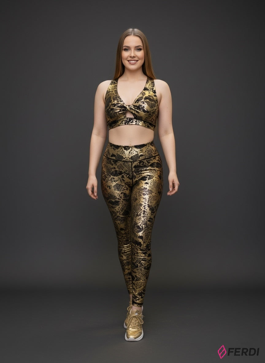 SET Deportivo "Gold Snake" - Estilo y Rendimiento Inigualables